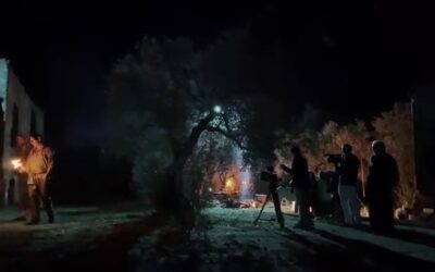 Pilar Távora rueda parte de su nueva película en Osuna